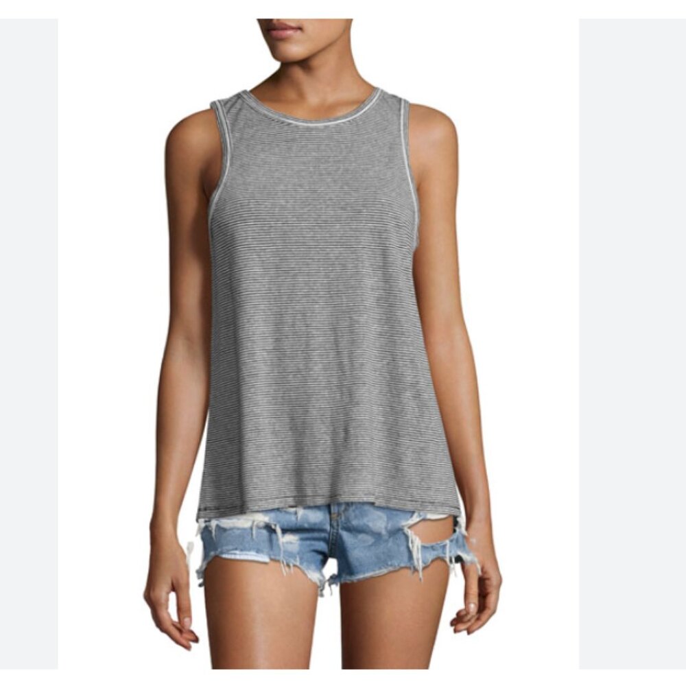 rag & bone/JEAN Ryder Stripe Linen Tank